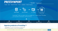 Desktop Screenshot of prestaimport.com